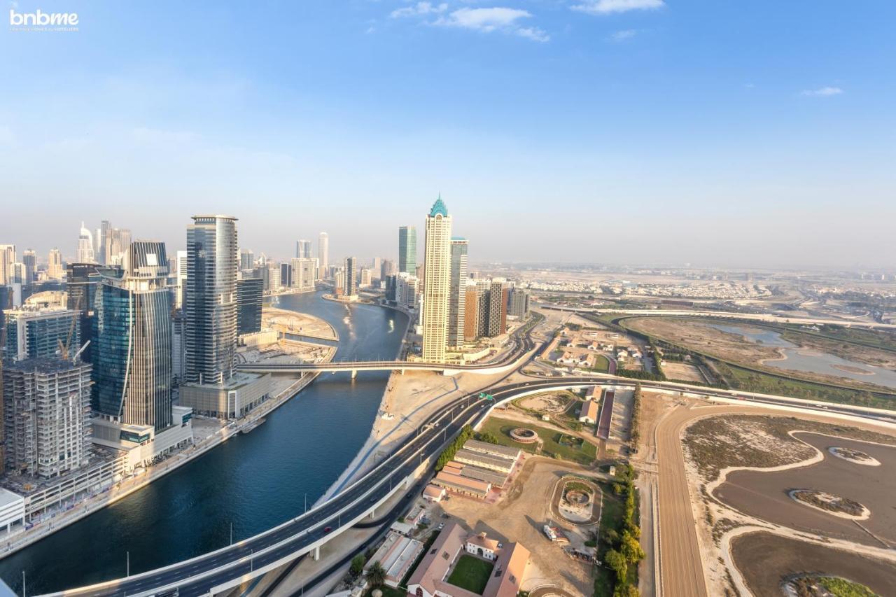 Bnbmehomes - Luxury 2B Apt - Al Habtoor - Amna Tower - 5044 Дубай Екстериор снимка